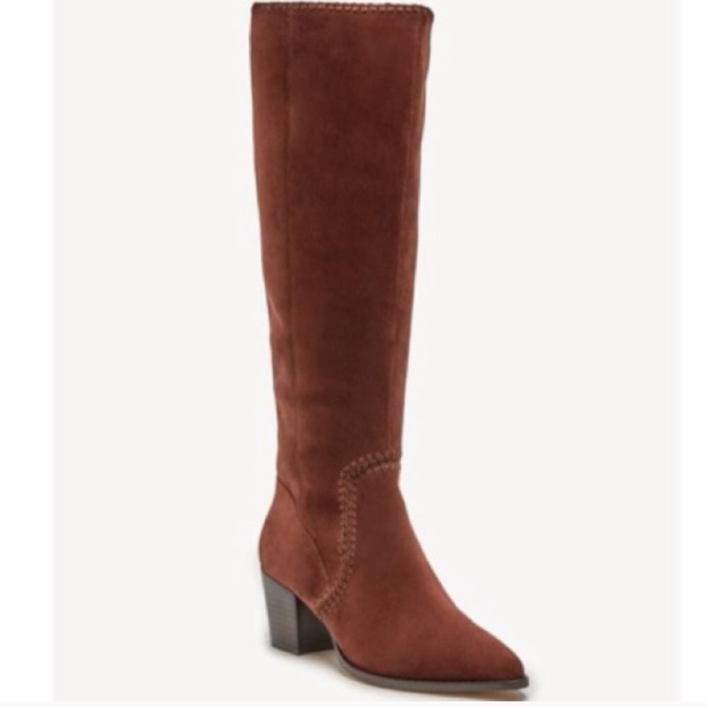 Sole Society Alexie tall suede boots
